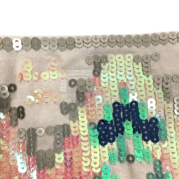 EXPRESS Mini Skirt Sequins Aztec Tribal Boho Southwestern Sparkly Size XS NWT - Picture 13 of 15